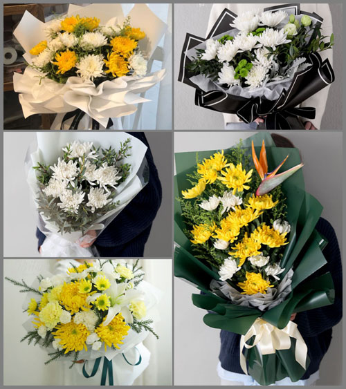 山东济宁邹城市看庄镇孙看村白事花束代送